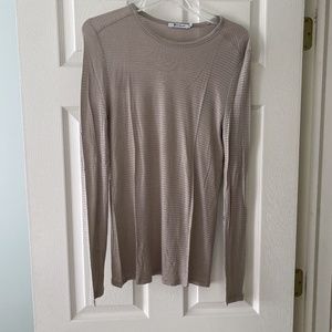 T by Alexander Wang Striped Long Sleeve T-Shirt